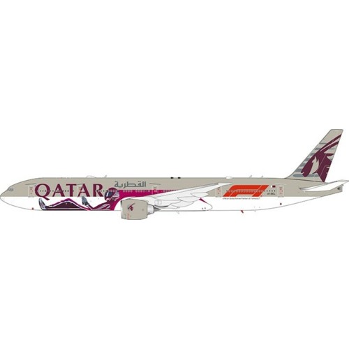 AV4182 - 1/400 A7-BEL QATAR AIRWAYS BOEING 777-3DZER OFFICIAL GLOBAL AIRLINE PARTNER OF FORMULA 1