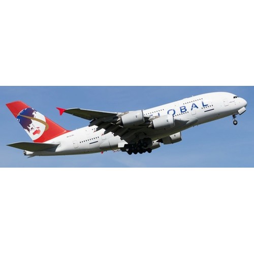 AV4285 - 1/400 9H-GLOBL GLOBAL AIRLINES AIRBUS A380-841 DETACHABLE GEAR