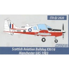 AV7225010 - 1/72 SCOTTISH AVIATION BULLDOG XX616 MANCHESTER UAS 1983