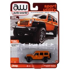 AW64402A-3 - 1/64 2013 JEEP WRANGLER UNLIMITED MOAB EDITION CRUSH ORANGE