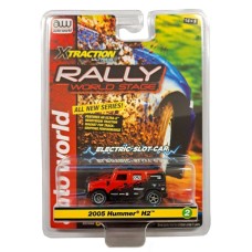 AWSC380A-2 - 1/64 2005 HUMMER H2 NO.2253 RED ELECTRIC SLOT CAR