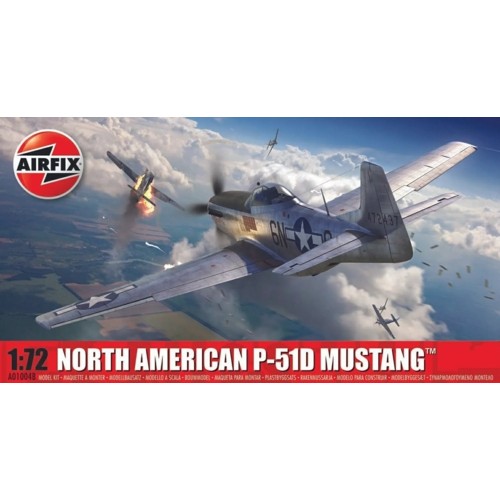 AX01004B - 1/72 NORTH AMERICAN P-51D MUSTANG (PLASTIC KIT)
