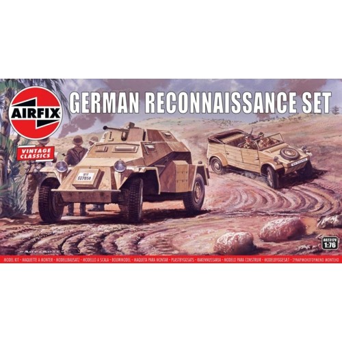 AX02312V - 1/76 GERMAN RECONNAISANCE SET (PLASTIC KIT)