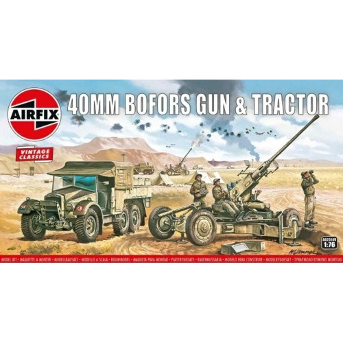 AX02314V - 1/76 BOFORS GUN AND TRACTOR (PLASTIC KIT)