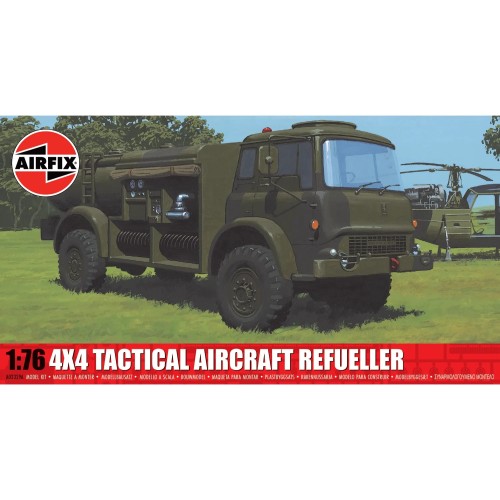 AX02329A - 1/76 4X4 TACTICAL AIRCRAFT REFUELLER (PLASTIC KIT)