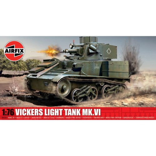 AX02330 - 1/76 VICKERS LIGHT TANK (PLASTIC KIT)