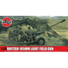 AX02332 - 1/76 BRITISH 105MM LIGHT FIELD GUN (PLASTIC KIT)
