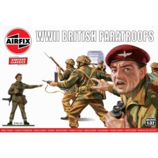 AX02701V - 1/32 WWII BRITISH PARATROOPS (PLASTIC KIT)