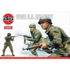 AX02703V - 1/32 WWII U.S. INFANTRY (PLASTIC KIT)