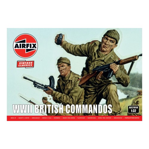 AX02705V - 1/32 BRITISH COMMANDOS (PLASTIC KIT)