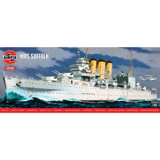 AX03203V - 1/600 HMS SUFFOLK  (PLASTIC KIT)