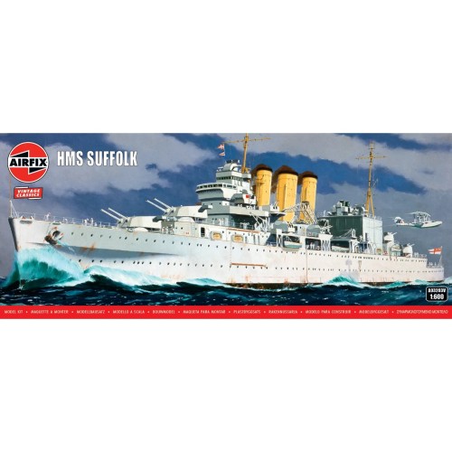 AX03203V - 1/600 HMS SUFFOLK  (PLASTIC KIT)