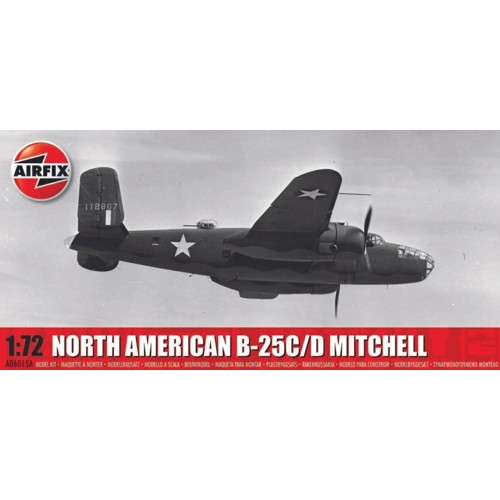 AX06015A - 1/72 NORTH AMERICAN B-25C/D MITCHELL (PLASTIC KIT)