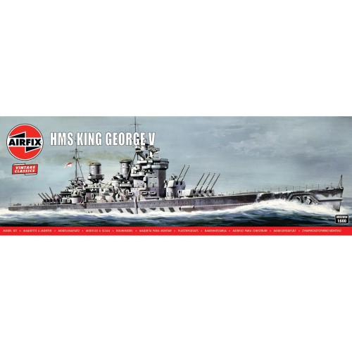 AX06205V - 1/600 HMS KING GEORGE V (PLASTIC KIT)