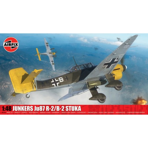 AX07115A - 1/48 JUNKERS JU87 R-2/B-2 STUKA (PLASTIC KIT)