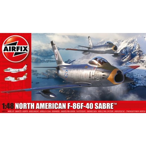 AX08110 - 1/48 NORTH AMERICAN F-86F-40 SABRE (PLASTIC KIT)