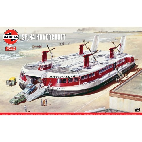 AX09171V - 1/144 SR.N4 HOVERCRAFT (PLASTIC KIT)