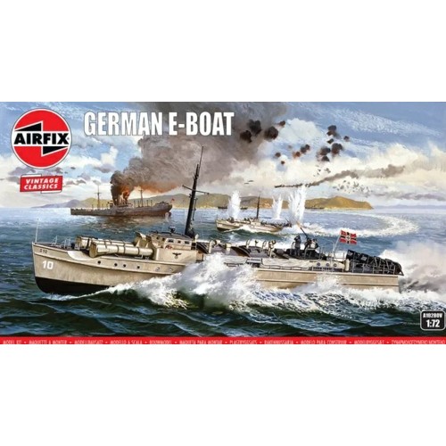 AX10280V - 1/72 GERMAN E-BOAT (PLASTIC KIT)