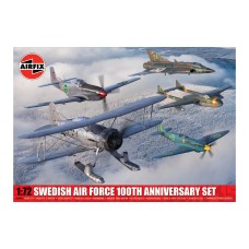 AX40004 - 1/72 SWEDISH AIR FORCE 100TH ANNIVERSARY SET (PLASTIC KIT)