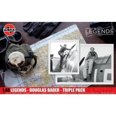 AX40101 - 1/48 LEGENDS - DOUGLAS BADER - TRIPLE PACK (PLASTIC KIT)