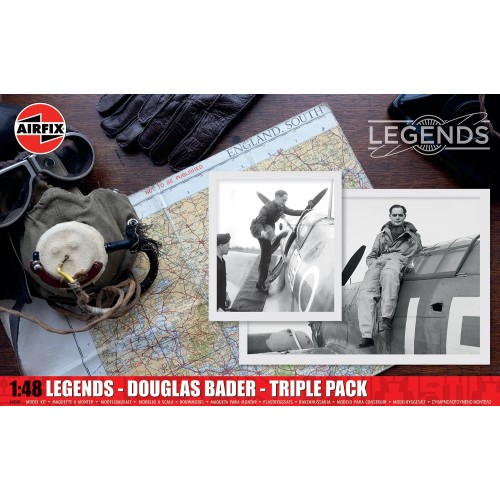 AX40101 - 1/48 LEGENDS - DOUGLAS BADER - TRIPLE PACK (PLASTIC KIT)