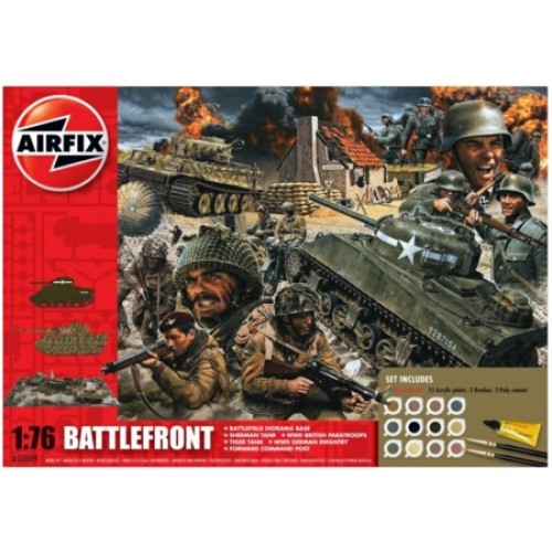 AX50009A - 1/76 D-DAY 75TH ANNIVERSARY BATTLEFRONT GIFT SET (PLASTIC KIT)