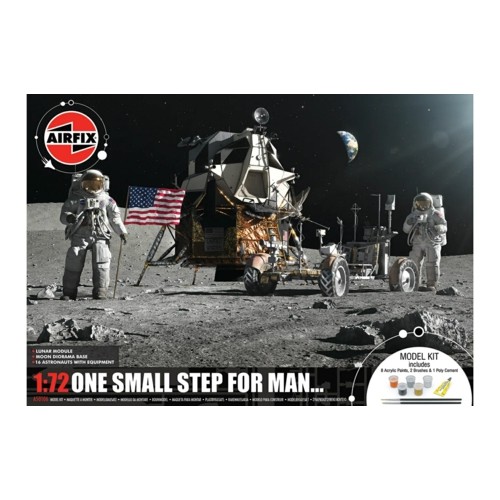 AX50106 - 1/72 ONE STEP FOR MAN 50TH ANNIVERSARY OF 1ST MANNED MOON LANDING (PLASTIC KIT)