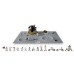 AX50106 - 1/72 ONE STEP FOR MAN 50TH ANNIVERSARY OF 1ST MANNED MOON LANDING (PLASTIC KIT)