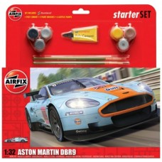 AX50110 - 1/32 ASTON MARTIN DBR9 GULF MODEL SET (PLASTIC KIT)