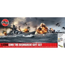 AX50120 - 1/1200 SINK THE BISMARCK GIFT SET (PLASTIC KIT)