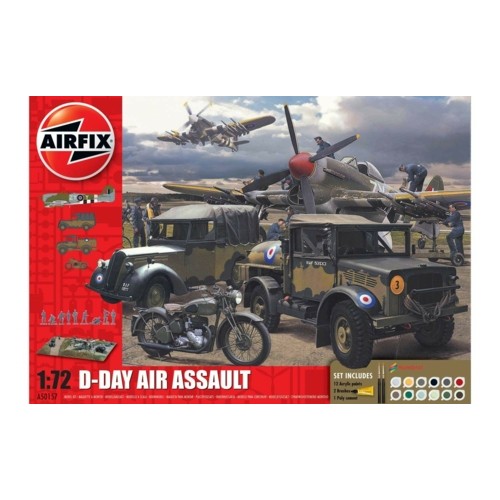 AX50157A - 1/76 D-DAY 75TH ANNIVERSARY AIR ASSAULT GIFT SET (PLASTIC KIT)