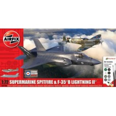 AX50190 - 1/72 'THEN AND NOW' SPITFIRE MK.VC AND F-35B LIGHTNING II GIFT SET (PLASTIC KIT)
