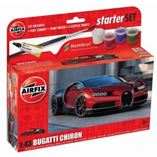 AX55005 - 1/43 SMALL STARTER SET NEW BUGATTI CHIRON (PLASTIC KIT)