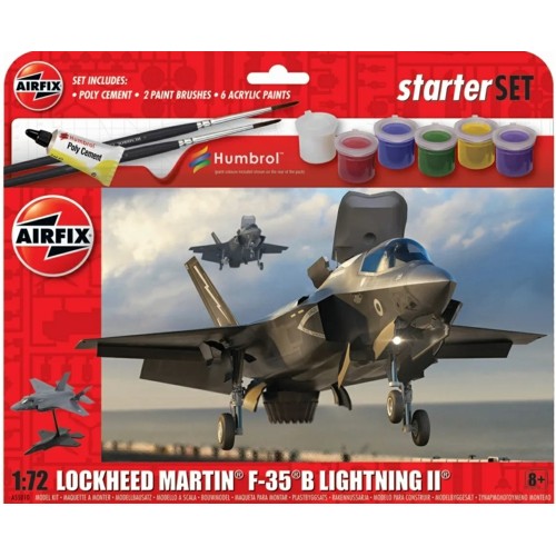 AX55010 - STARTER SET - 1/72 LOCKHEED MARTIN F-35B LIGHTNING II (PLASTIC KIT)