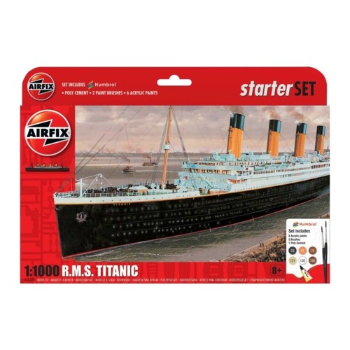 AX55314 - 1/1000 LARGE STARTER SET - RMS TITANIC (PLASTIC KIT)
