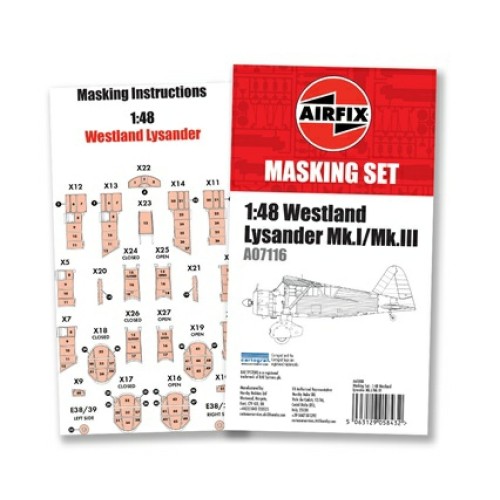 AX65008 - MASKING SET - WESTLAND LYSANDER 1/48 (AX07116)