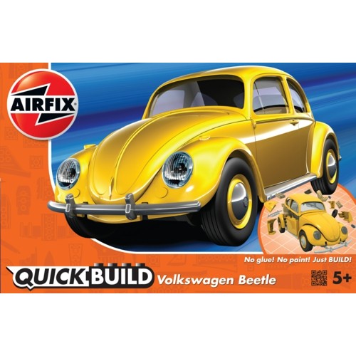 AXJ6023 - VW BEETLE - YELLOW QUICK BUILD