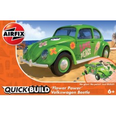 AXJ6031 - QUICKBUILD VW BEETLE FLOWER-POWER (PLASTIC KIT)