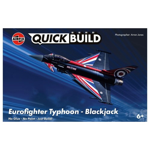 AXJ6059 - QUICKBUILD EUROFIGHTER TYPHOON - BLACKJACK (PLASTIC KIT)