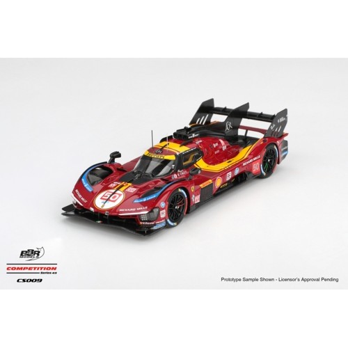 BBRCS009 - 1/43 FERRARI 499P NO.50 FERRARI AF CORSE 2025 WEC QATAR 1812KM WINNER