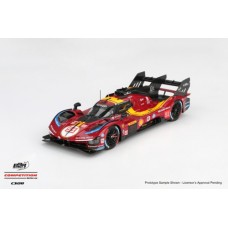 BBRCS011 - 1/43 FERRARI 499P NO.51 FERRARI AF CORSE 2025 WEC QATAR 1812KM 3RD PLACE