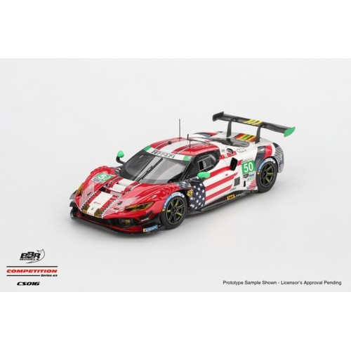 BBRCS016 - 1/43 FERRARI 296 GT3 NO.50 AF CORSE 2025 IMSA DAYTONA 24 HRS