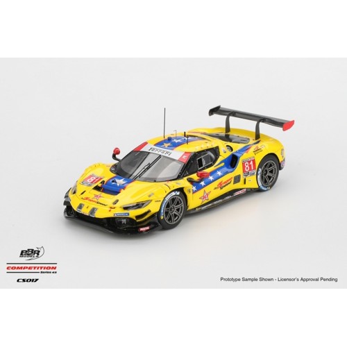 BBRCS017 - 1/43 FERRARI 296 GT3 NO.81 DRAGONSPEED 2025 IMSA DAYTONA 24 HRS
