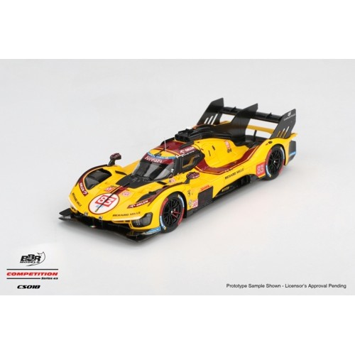 BBRCS018 - 1/43 FERRARI 499P NO.83 AF CORSE 2025 WEC QATAR 1812KM 2ND PLACE