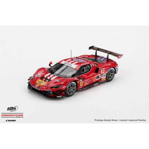BBRCS019 - 1/43 FERRARI 296 GT3 NO.62 RISI COMPETIZIONE 2024 IMSA DAYTONA 24 HRS