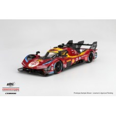 BBRCS18006 - 1/18 FERRARI 499P NO.50 FERRARI AF CORSE 2025 WEC QATAR 1812KM WINNER