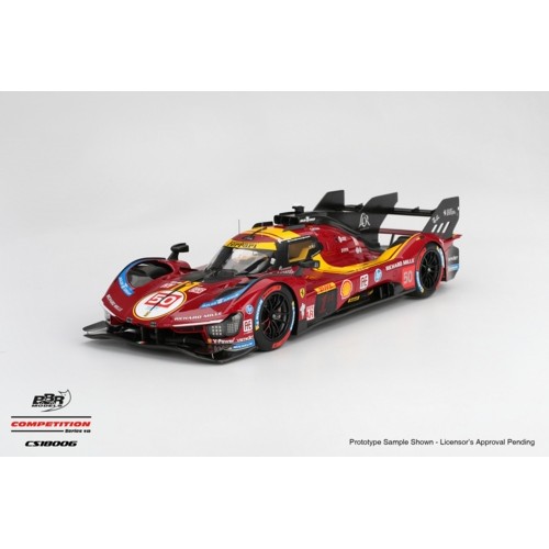 BBRCS18006 - 1/18 FERRARI 499P NO.50 FERRARI AF CORSE 2025 WEC QATAR 1812KM WINNER