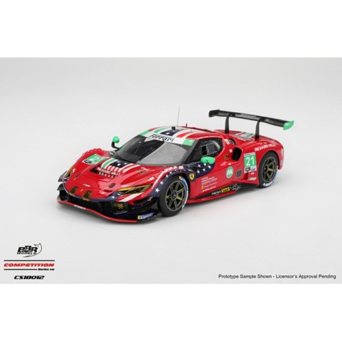 BBRCS18012 - 1/18 FERRARI 296 GT3 NO.21 AF CORSE 2025 IMSA DAYTONA 24 HRS