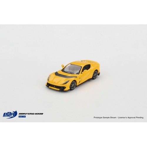 BBRFER64008 - 1/64 FERRARI 812 COMPETIZIONE GIALLO MODENA