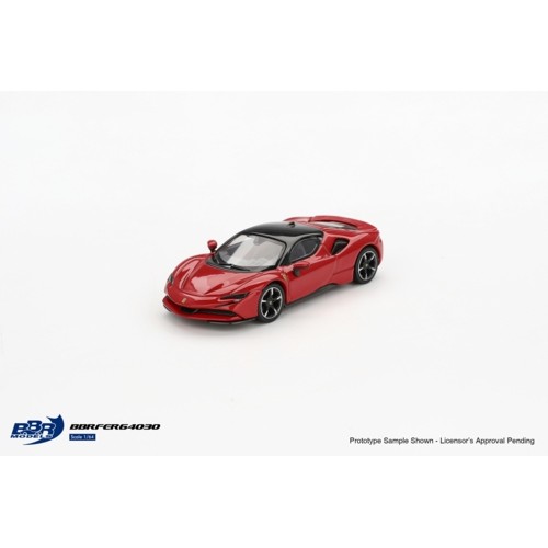 BBRFER64030 - 1/64 FERRARI SF90 ROSSO CORSA